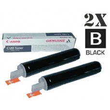 2 PACK Canon C120 Black combo Laser Toner Cartridge Premium Compatible