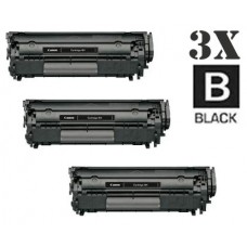 3 PACK Canon 104 FX9 FX10 combo Laser Toner Cartridges Premium Compatible