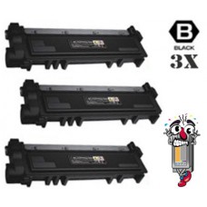 3 PACK Dell CVXGF combo Laser Toner Cartridges Premium Compatible