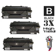 3 PACK Hewlett Packard CF280A HP80A combo Laser Toner Cartridges Premium Compatible