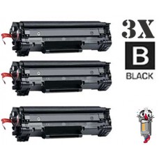 3 PACK Hewlett Packard CE285A HP85A combo Laser Toner Cartridges Premium Compatible