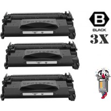 3 PACK Canon 052 Black combo Laser Toner Premium Compatible