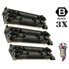 3 PACK Hewlett Packard CF226A HP26A combo Laser Toner Cartridge Premium Compatible