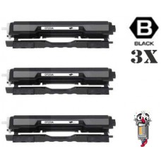 3 PACK Hewlett Packard CF233A (HP33A) combo Laser Toner Cartridges Premium Compatible