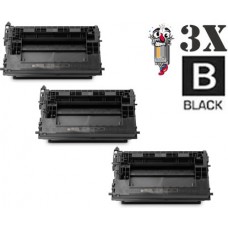 3 PACK Hewlett Packard HP37A CF237A combo Laser Toner Cartridge Premium Compatible