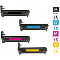 4 PACK OKI 561257 combo Laser Toner Cartridge Premium Compatible