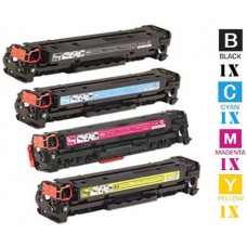 4 PACK Hewlett Packard HP304A combo Laser Toner Cartridges Premium Compatible