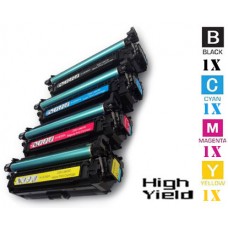 4 PACK Hewlett Packard HP649X HP647A combo Laser Toner Cartridges Premium Compatible