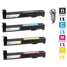 4 PACK Hewlett Packard HP826A combo Laser Toner Cartridges Premium Compatible