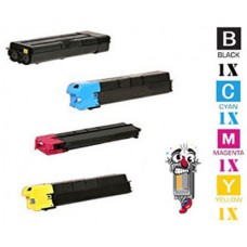 4 PACK Genuine Kyocera Mita TK8707 combo Laser Toner Cartridges