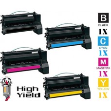 4 PACK Lexmark C780H Toner Cartridges Premium Compatible