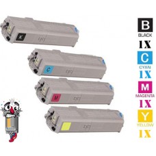 4 PACK Okidata 4649060 Black combo Laser Toner Cartridge