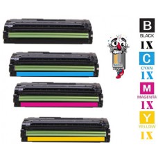 4 PACK Samsung CLT-506L combo Laser Toner Cartridges Premium Compatible