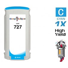 Genuine Hewlett Packard HP727 B3P19A Cyan Inkjet Cartridge