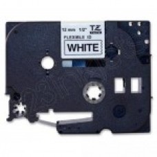 Brother TZe231 Black on White Tape (1/2