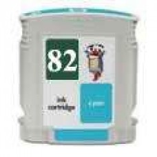 Hewlett Packard HP82 C4911A Cyan Inkjet Cartridge Remanufactured