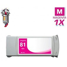 Hewlett Packard C4932A HP81M Magenta Dye Inkjet Cartridge Remanufactured