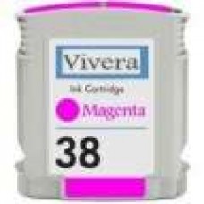 Hewlett Packard Vivera C9416A HP38 Magenta Inkjet Cartridge Remanufactured