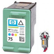 Hewlett Packard HP75 CB337WN Color Inkjet Cartridge Remanufactured