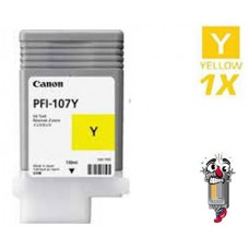 Canon PFI107Y Yellow Laser Toner Cartridge Remanufactured