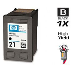 Hewlett Packard C9351AN HP21 Black Cartridge Remanufactured