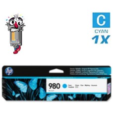 Genuine Hewlett Packard D8J07A HP980A Cyan Inkjet Cartridge