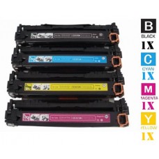 4 PACK Hewlett Packard HP128A combo Laser Toner Cartridges Premium Compatible