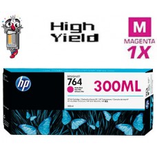 Genuine Hewlett Packard HP 764 C1Q14A Magenta Inkjet Cartridge