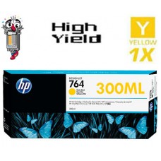 Genuine Hewlett Packard HP 764 C1Q15A Yellow Inkjet Cartridge