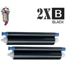 Genuine Panasonic KX-FA136 Black Fax Refill Roll 2 Pack