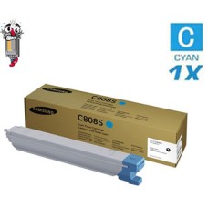 Genuine Samsung CLT-C808S Cyan Laser Toner Cartridge