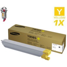 Genuine Samsung CLT-Y808S Yellow Laser Toner Cartridge