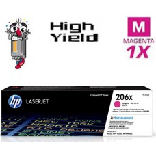 Genuine Hewlett Packard W2113X HP206X High Yield Magenta Laser Toner Cartridges